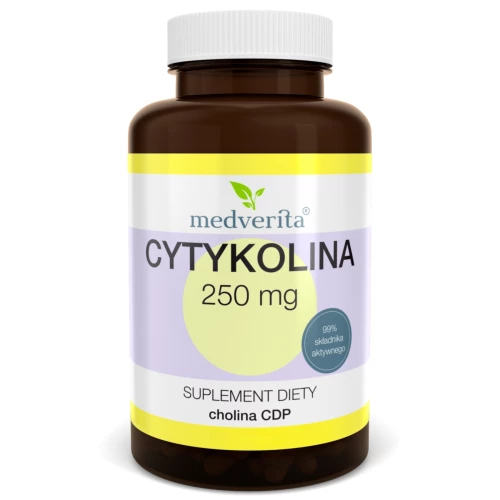 Medverita - Cytykolina (CDP Cholina) 250 mg - 60 kapsułek Medverita - Cytykolina (CDP Cholina) 250 mg - 60 kapsułek